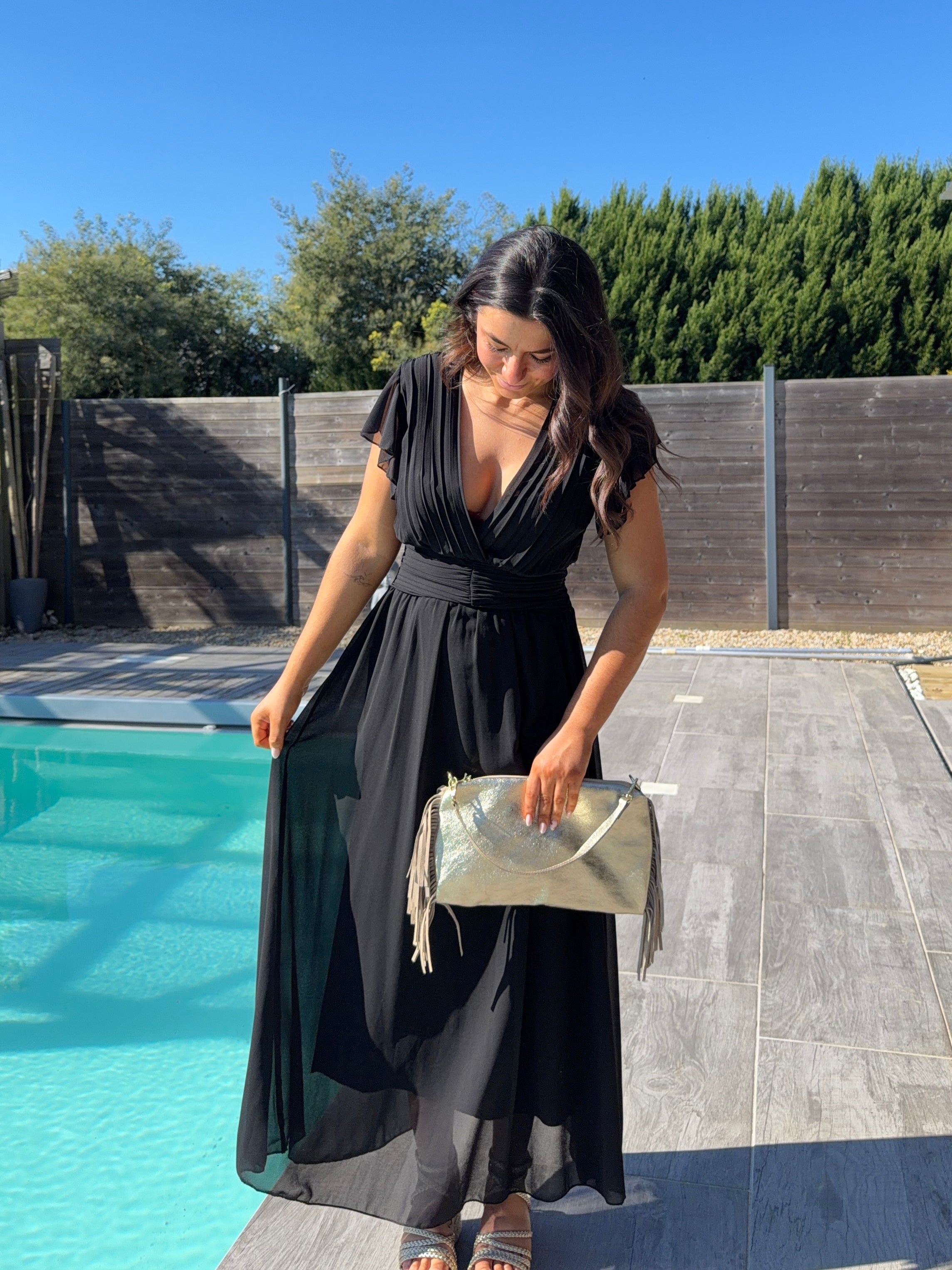 robe Robe ÉVA noir dsclothes