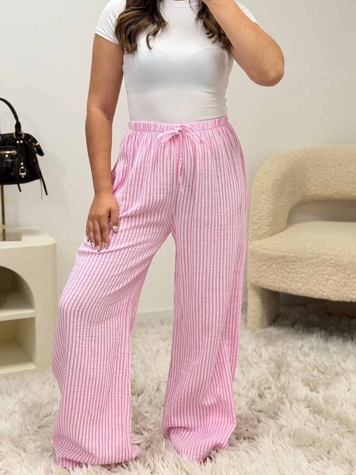 Pantalon SANDY (SMALL) rose blush dsclothes