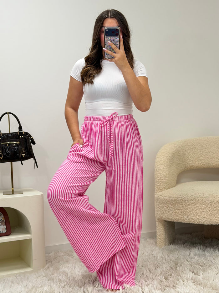 pantalon Pantalon SANDY (SMALL) rose fuchsia dsclothes