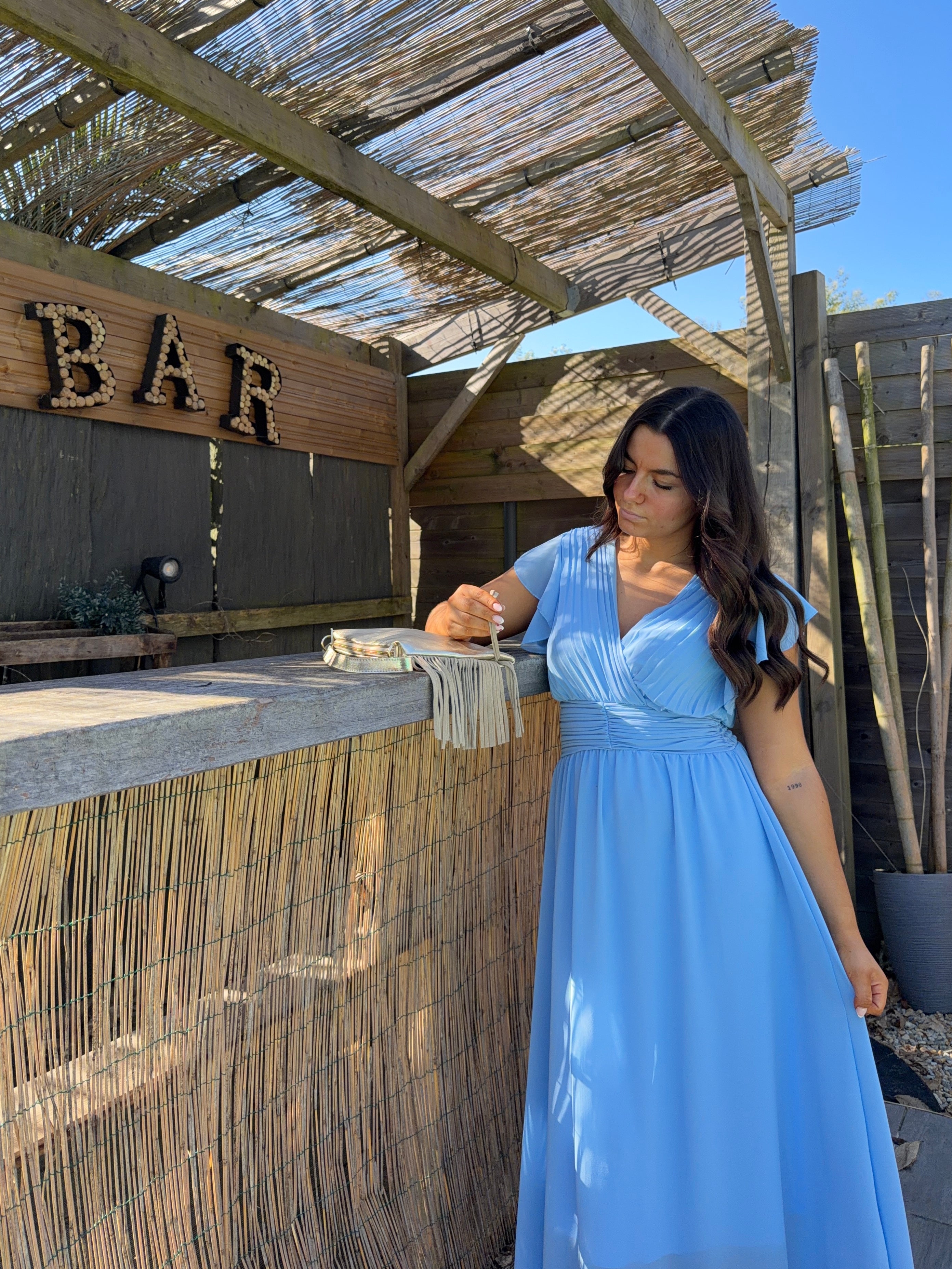 robe Robe ÉVA bleu ciel dsclothes