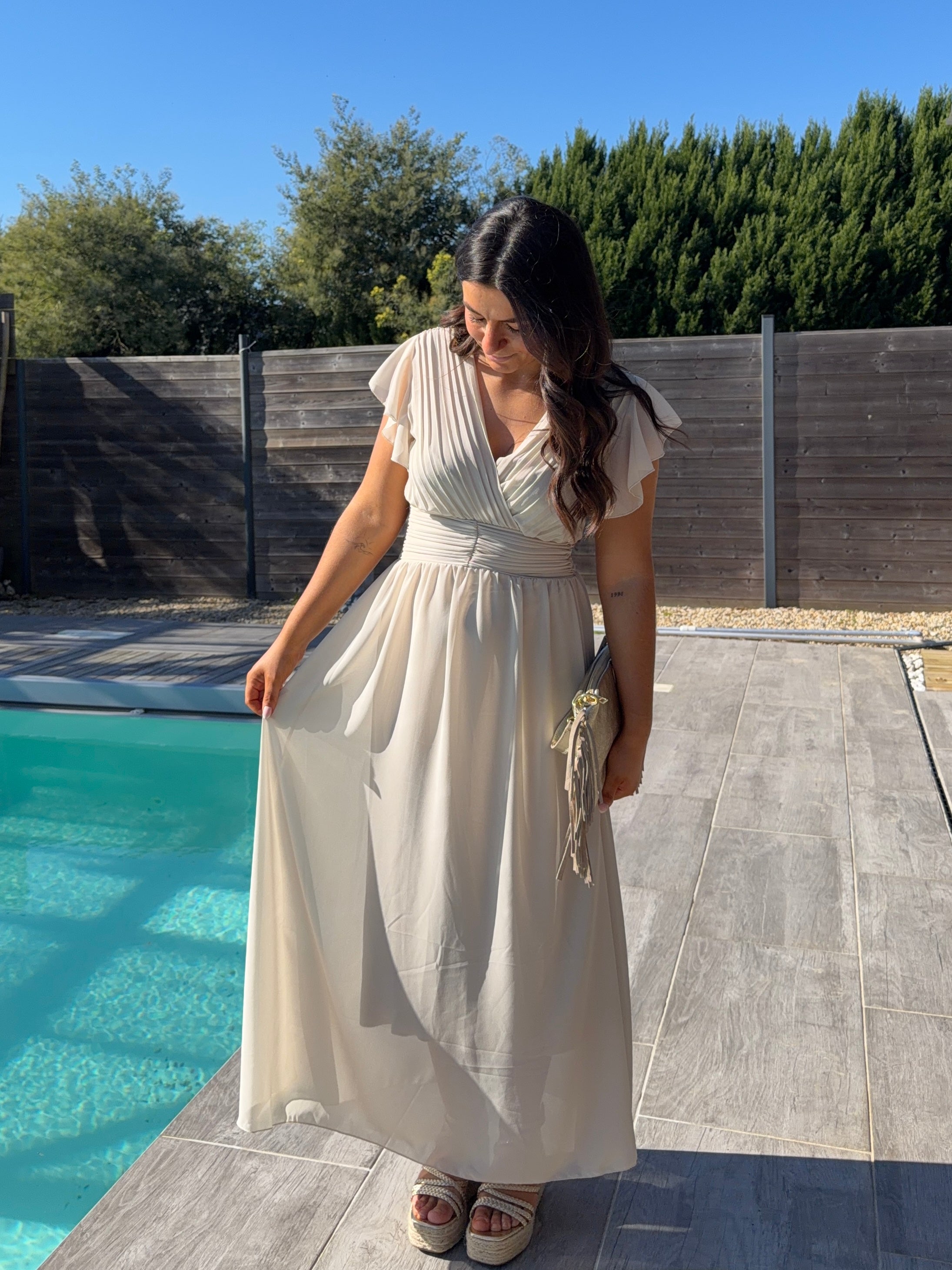 robe Robe ÉVA beige dsclothes