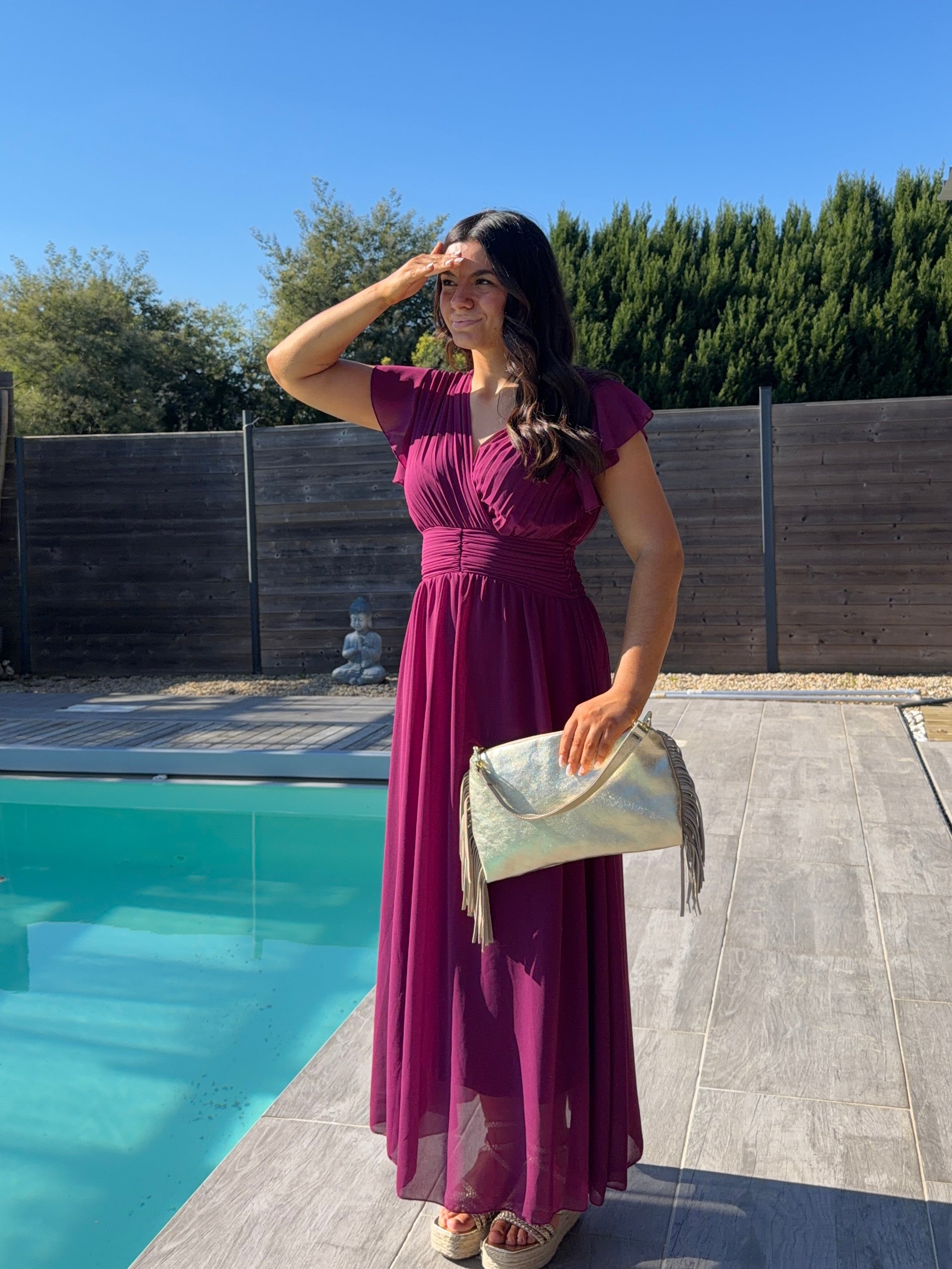 robe Robe ÉVA mauve dsclothes