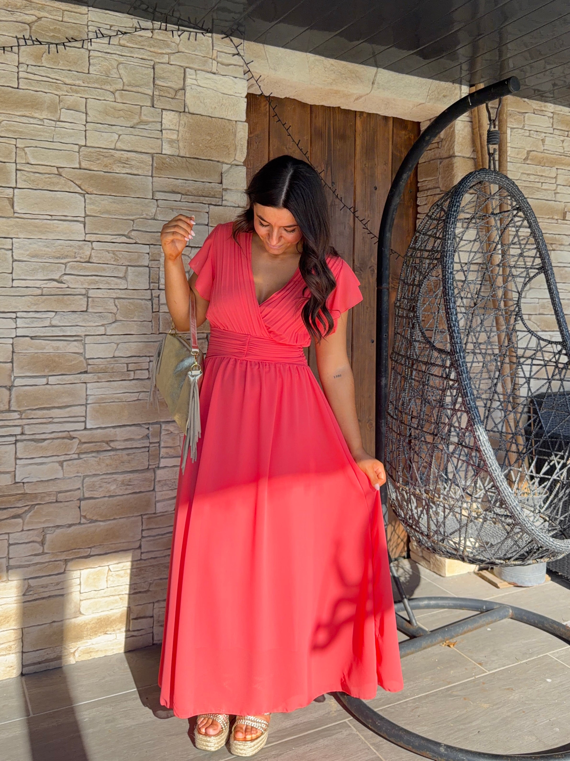 robe Robe ÉVA corail dsclothes