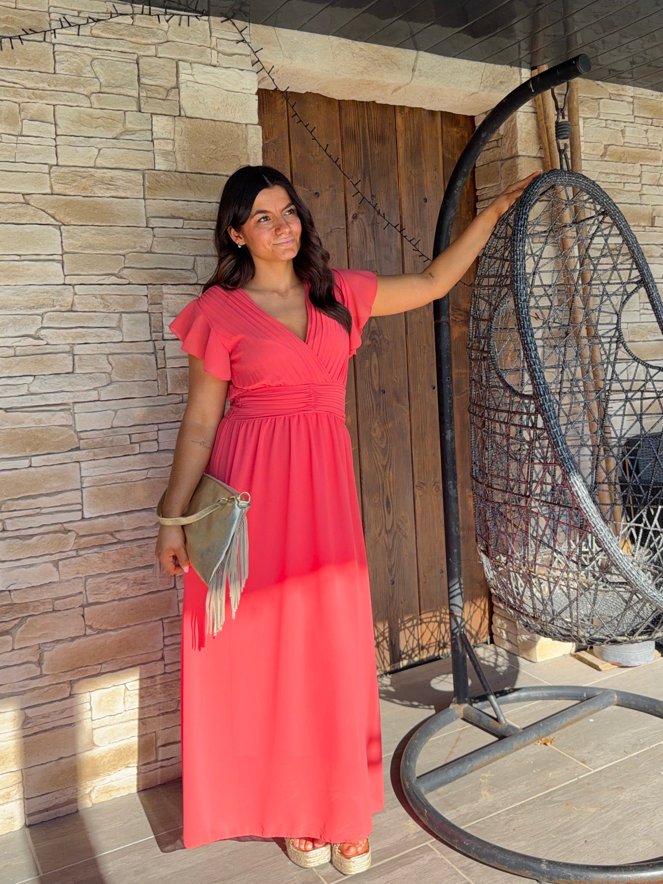 robe Robe ÉVA corail dsclothes