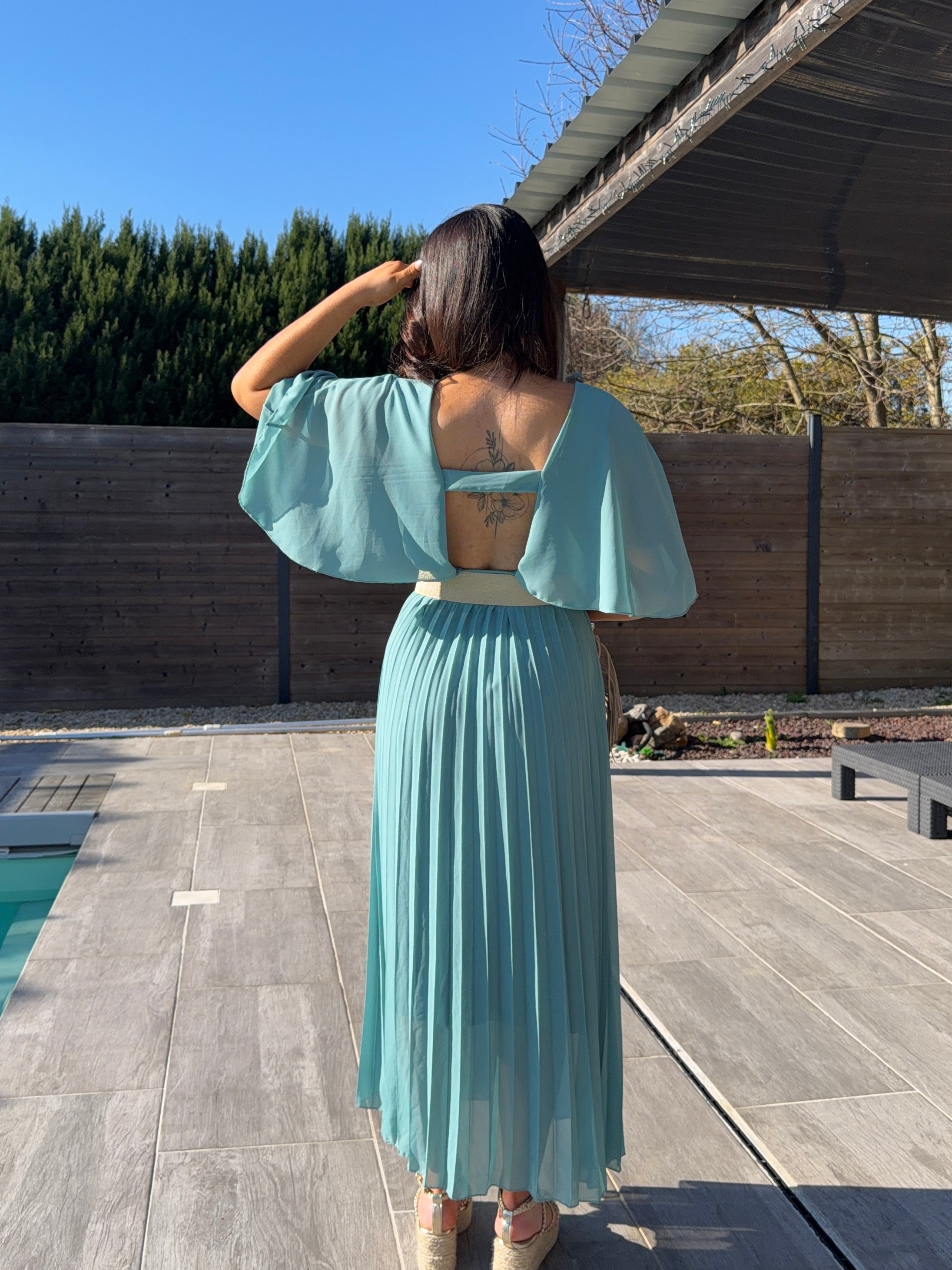 robe Robe NOOR céladon dsclothes