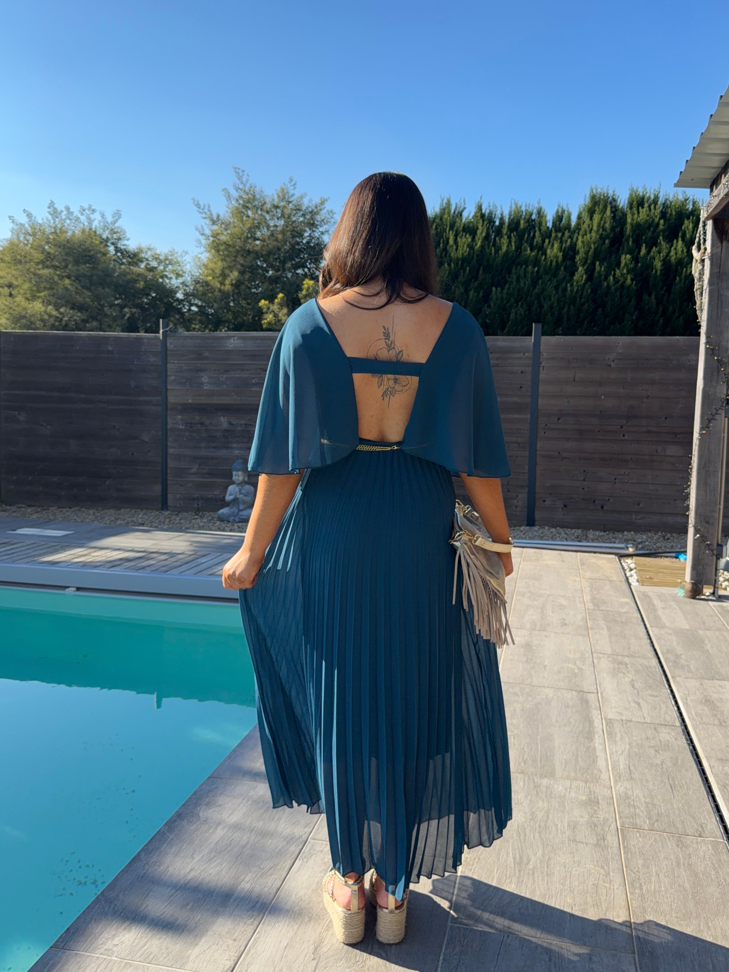 robe Robe NOOR bleu canard dsclothes