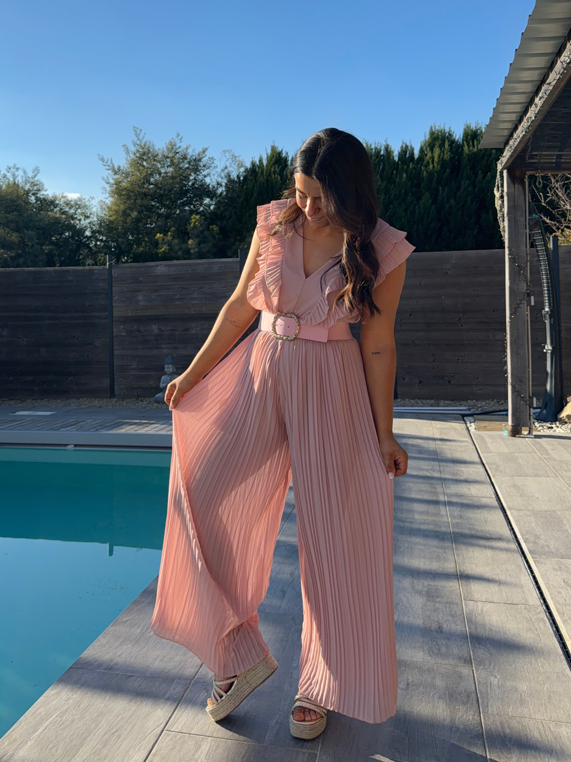 combinaison Combinaison LIOR rose dsclothes