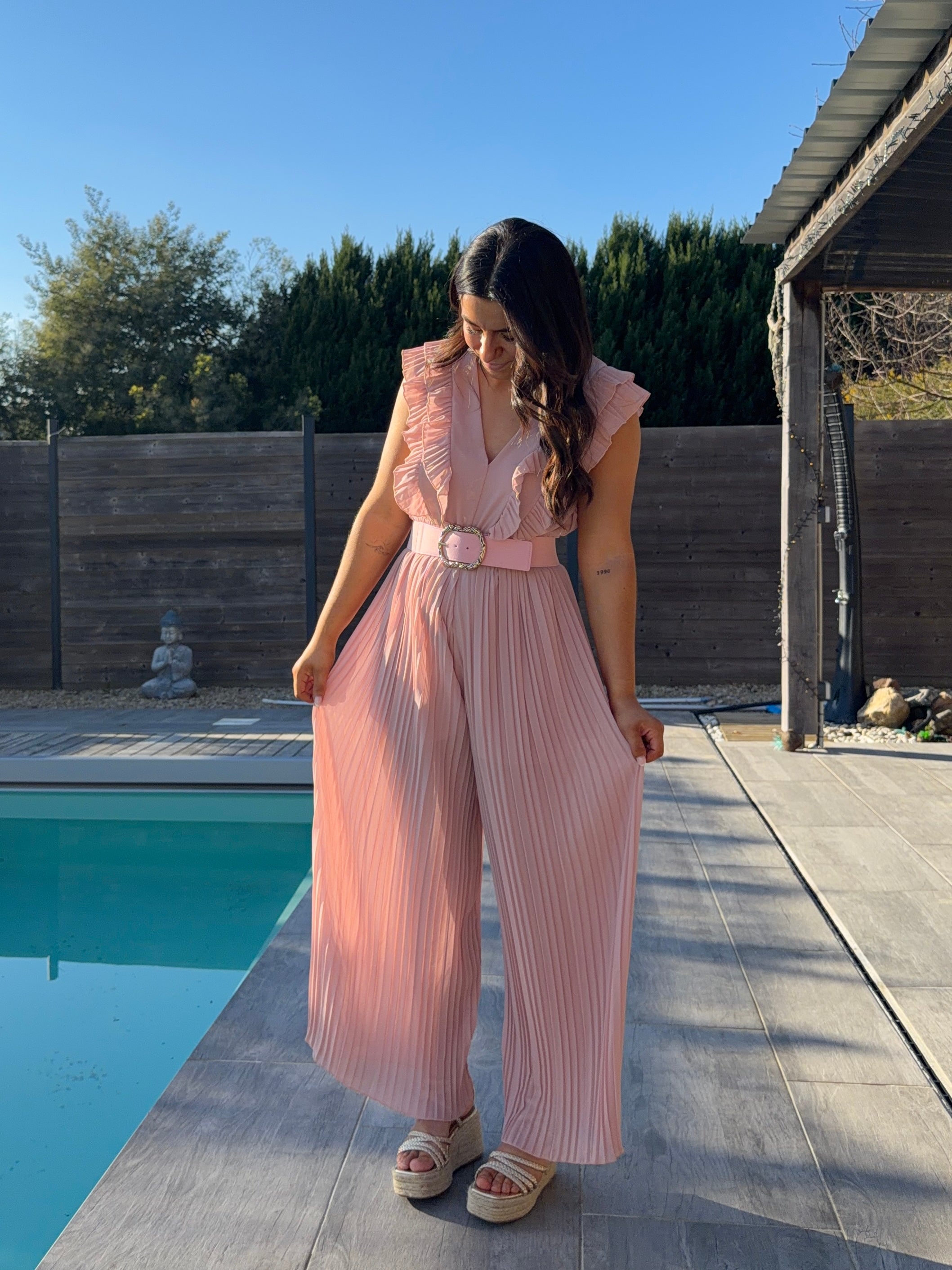 combinaison Combinaison LIOR rose dsclothes