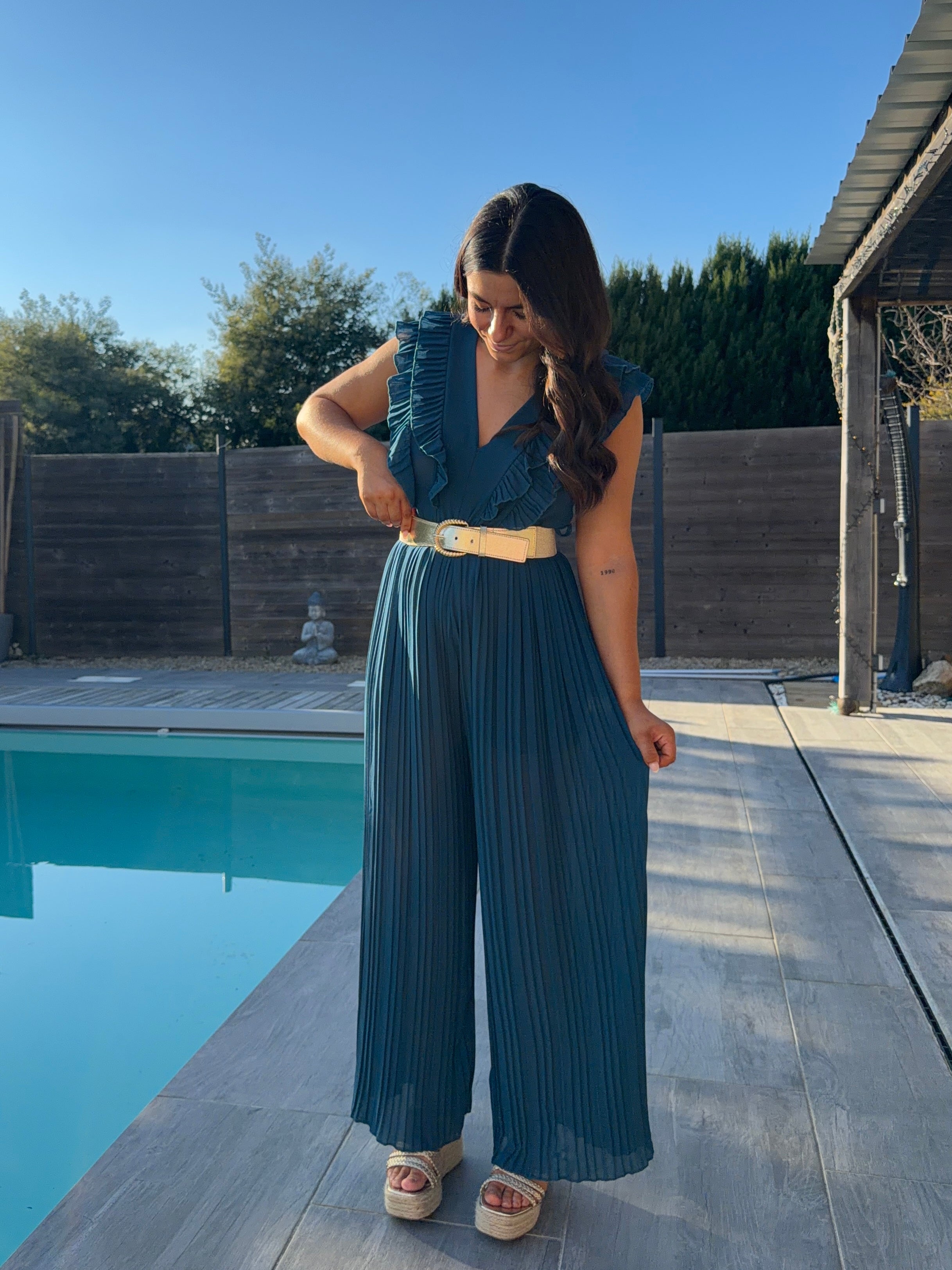 combinaison Combinaison LIOR bleu canard dsclothes