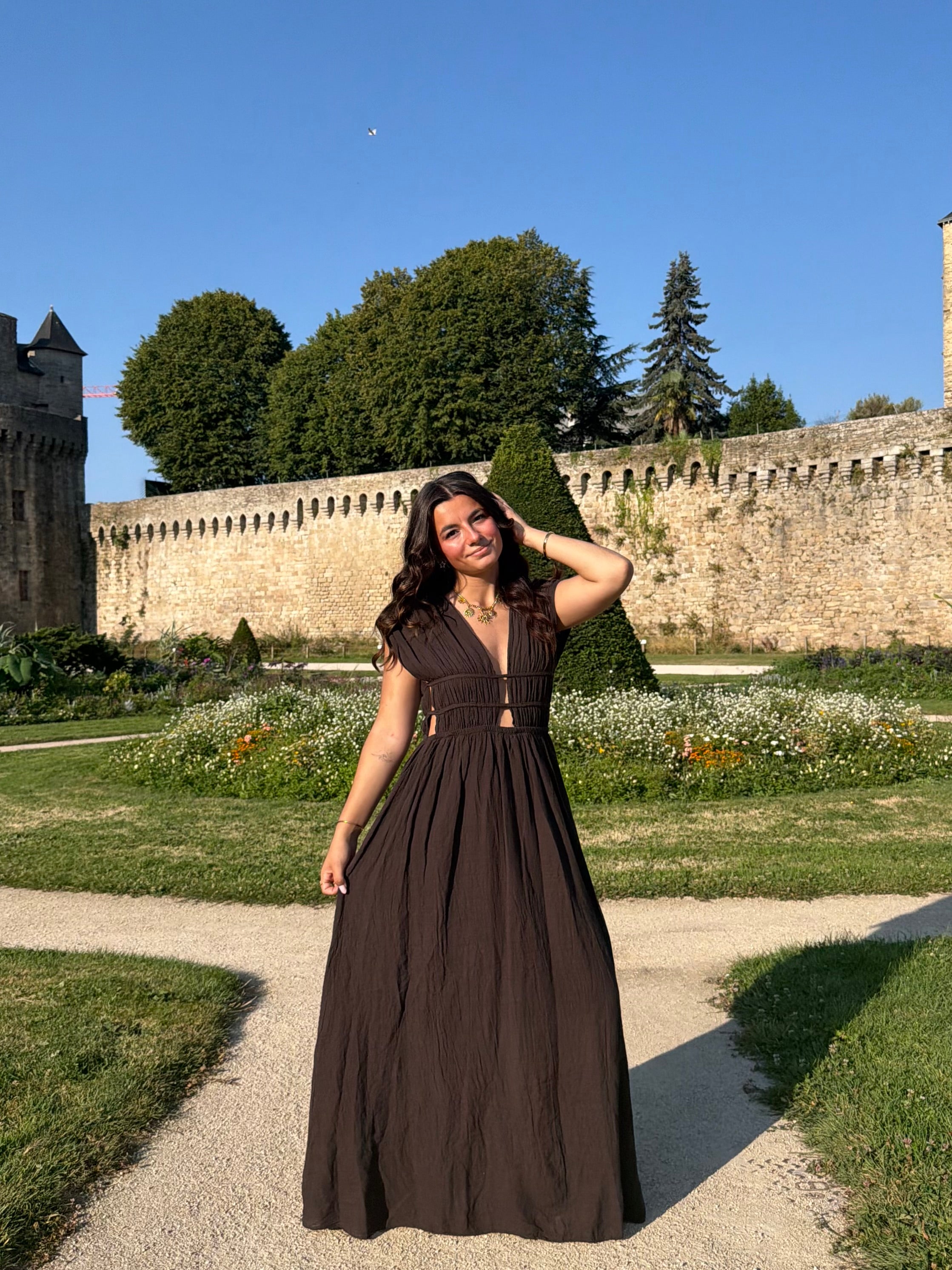 robe Robe MERIDA marron dsclothes
