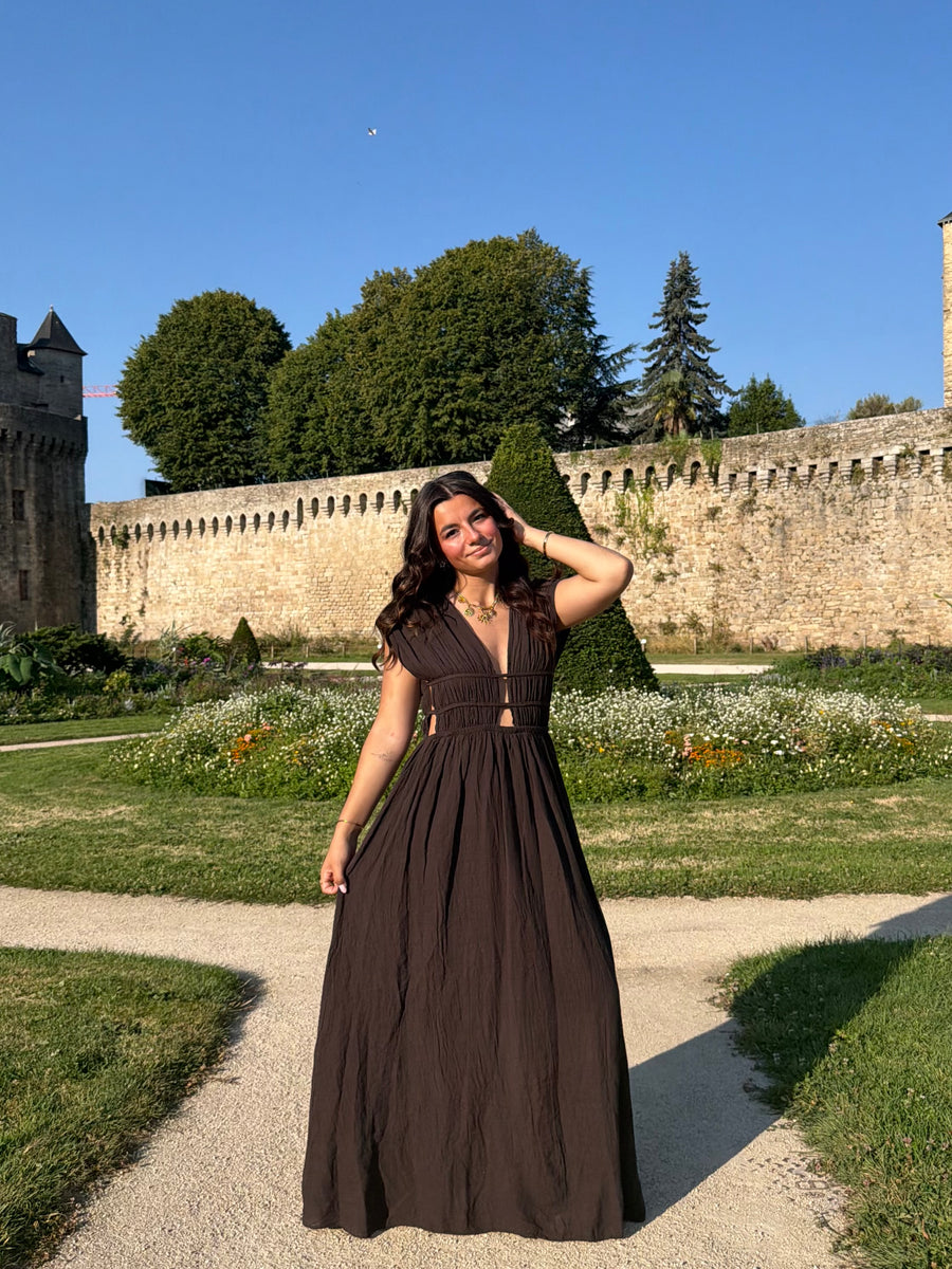 robe Robe MERIDA marron dsclothes