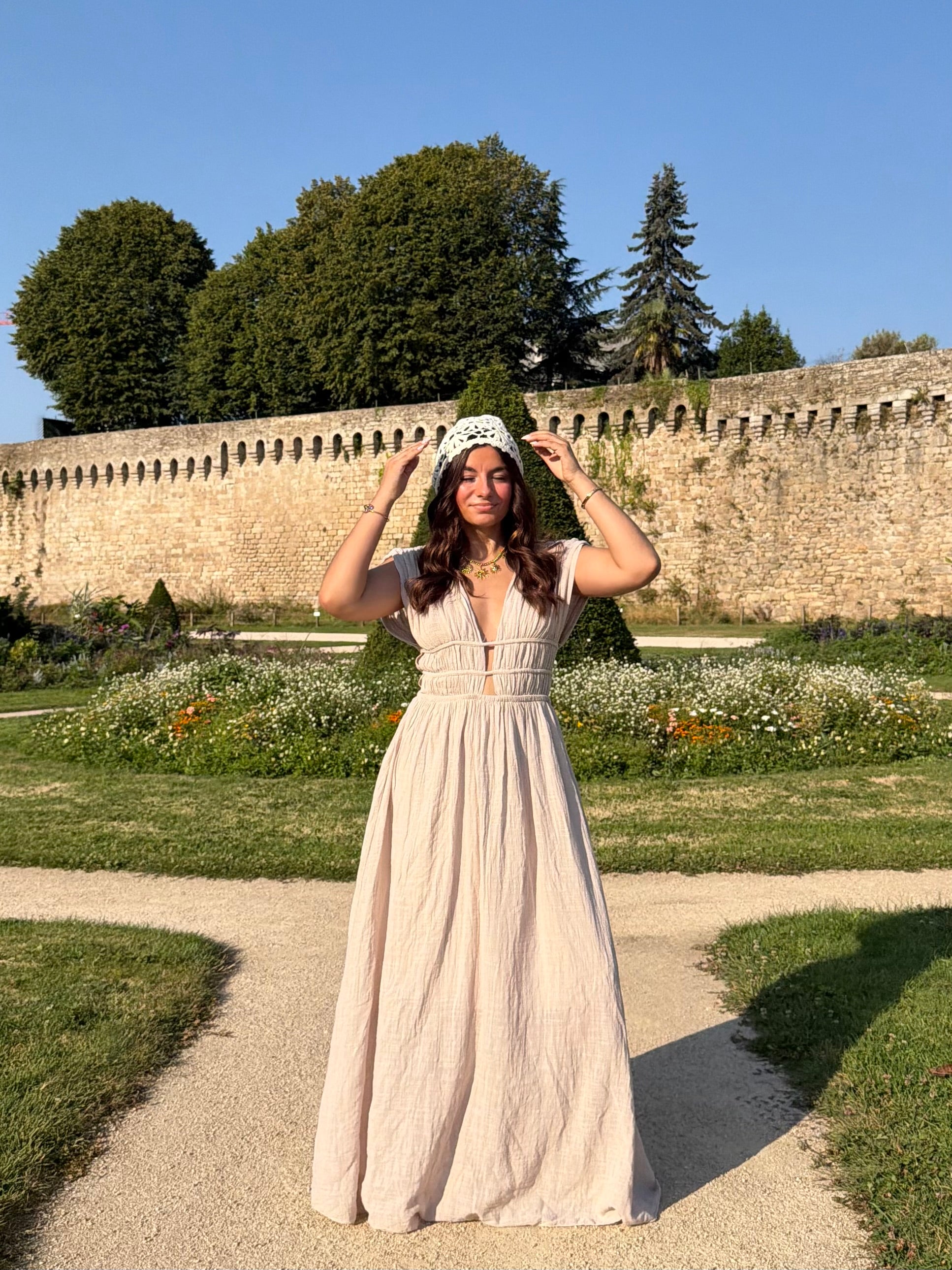 robe Robe MERIDA beige dsclothes