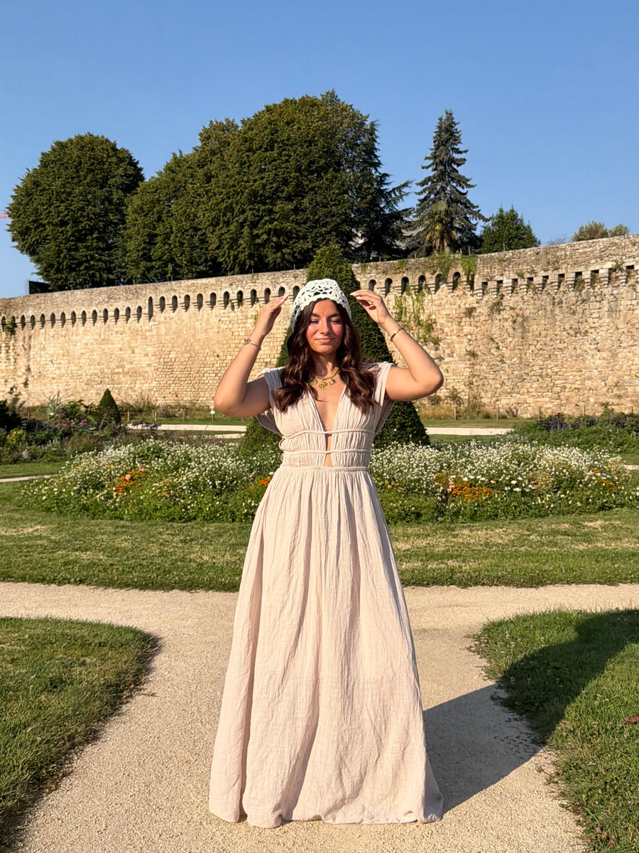 robe Robe MERIDA beige dsclothes